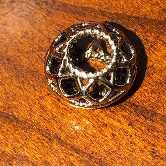 Pandora Solid 14k Open Lattice Charm - Picture 9 of 13